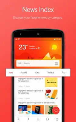 Flame Browser android App screenshot 3